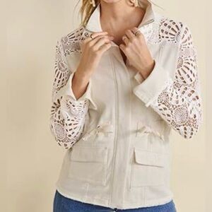 Venus Lace Utility Jacket